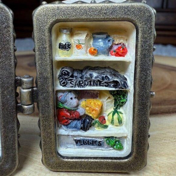 Vintage Boyds Bears Granny's Icebox with Frosty McNibble Treasure Box - Picture 3 of 14